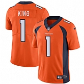 Nike Men & Women & Youth Broncos 1 Marquette King Orange NFL Vapor Untouchable Limited Jersey,baseball caps,new era cap wholesale,wholesale hats